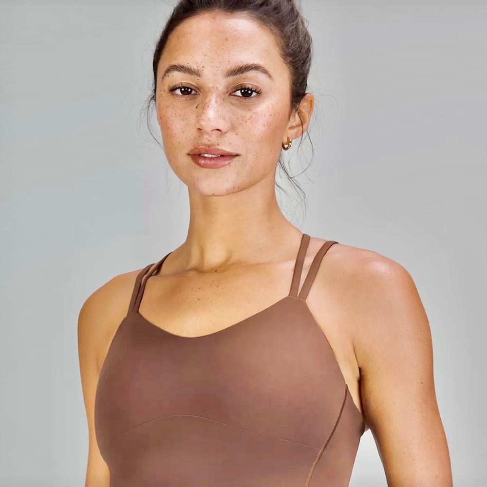 Lululemon Brown sports bra/ super soft/align